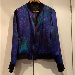 INC silk bomber jacket size L - NWT